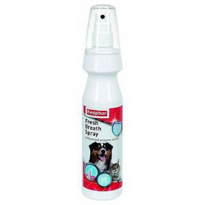 beaphar-enzymatic-fresh-breath-spray-dental-dog-cat-anti-plaque-oral-care-150-ml