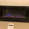 AmberGlo Marble Effect Electric Fireplace