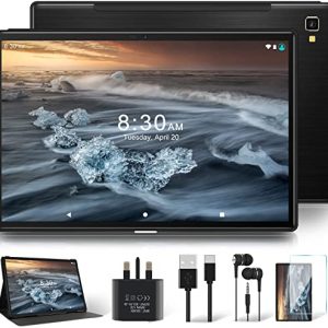Android 10 Tablet, YESTEL 10 Inch Tablets (GMS Certified ) Ultra-Portable Dual 4G LTE 5G WI-FI Support|64GB ROM(4-128GB…