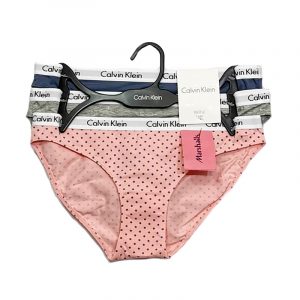 CALVIN KLEIN 3 PACK BIKINI KNICKERS QP1258Y-963 UNDERWEAR BRIEFS CK CAROUSEL LOGO WAISTBAND PANTIES