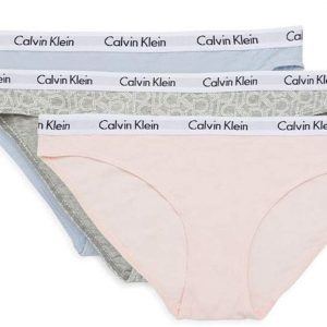 CALVIN KLEIN 3 PACK UNDERWEAR BIKINI BRIEFS CK KNICKERS CAROUSEL