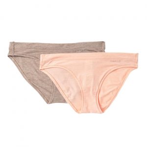 CK HEATHERED 2 PACK SIZE S BIKINI PANTIES STRETCH HIPSTER UNDERWEAR MICROFIBER KNICKERS