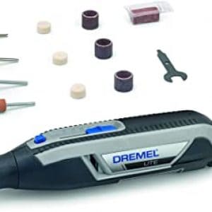 Dremel Lite 7760 Cordless Rotary Tool Li-Ion 3.6 V, Multi Tool Kit with 15 Accessories, Variable Speed 8,000 – 25,000 RPM for Carving, Engraving,…