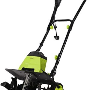 Electric Tiller, 1500W Power Soil Rotavator/Cultivator with 6 Steel Blades, 40cm Cutting Width & 22cm Tilling Depth, 10m Power Cable for soil…