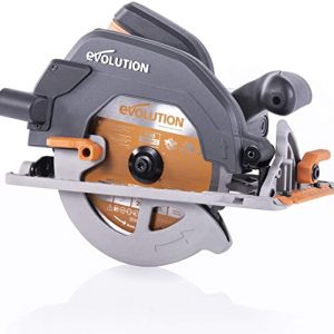 Evolution Power Tools R185CCS Multi-Material Circular Saw, 1600 W, 230 V-Domestic