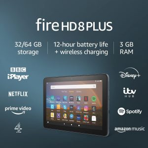 Fire HD 8 Plus tablet | 8″ HD display | 32 GB | tablet for portable entertainment