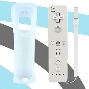 Remote Controllers for Wi i and Wi i U, Wireless Remote Controllers Built in 3-axis Motion, Console with Silicone Case, Replacement Remote Game…