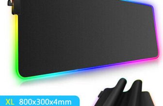 Gaming Mouse Pad RGB Gaming Mouse Mat Pad Large Extended LED Mousepad For Desk PC Laptop Keyboard