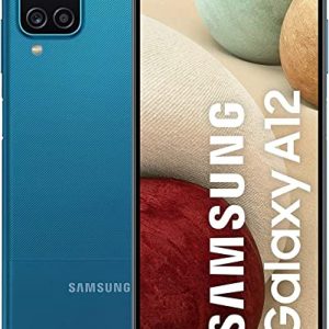Samsung Galaxy A12 SIM Free Android Smartphone 64 GB, Blue (UK Version)