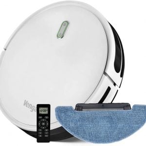 Venga Robot Vacuum Cleaner. 3 IN 1 ROBOT Sweep function with 2 side brushes and a large central brush. 300 ml tank, 2600 mhA battery 120 min