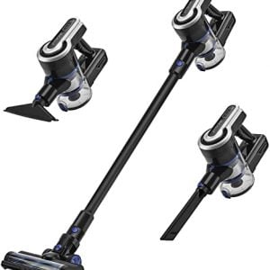 VYTRONIX Powerful 29.6v Lithium 3in1 Cordless Upright Handheld Stick Vacuum Cleaner, Lightweight, Compact. Rechargeable Li-Ion Battery, for Hard…