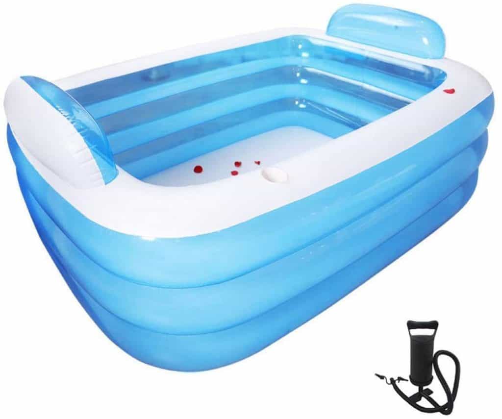 Padding Pool Red XUDREZ Paddling Pools For Kids Large,Family Inflatable Jumbo Large ...