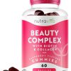 Beauty Complex Gummies for Hair Skin & Nails Biotin Collagen