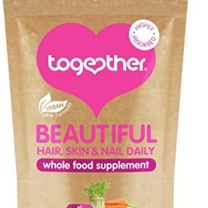 Beautiful Hair, Skin & Nail Daily โ Together Health โ Whole Food Nutrients โ 10 Beauty-Specific Vitamins & Minerals โ Hyaluronic Acid โ Natural…
