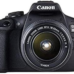 Canon EOS 2000D Kit 18-55mm IS II SLR Camera Black