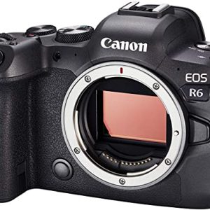 Canon EOS R6 Body Only – Full Frame Mirror Less Camera Built for Stills and Video (Silent Continuous Shooting at Up to 20 Fps, 4K Up to 60p, Up to…