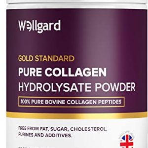 Wellgard Collagen Powder scientifically tested contains high levels of 8 Essential Amino Acids bioavailable collagen peptides easily absorbed