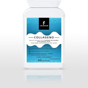 COLLAGENO -Marine Collagen Beauty Blend with Vitamin, Mineral, Herbal and Nutrient Complex. Boosted with hyaluronic Acid