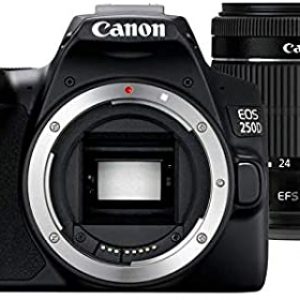 Digital Camera EOS 250D with EF-S 18-55 mm f/4-5.6 IS STM Lens – Black