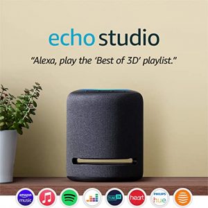 Echo Studio | High-fidelity smart speaker with 3D audio and Alexa