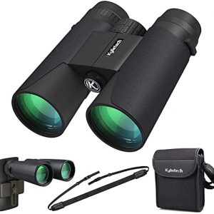 High Power Binoculars, Kylietech 12×42 Binocular for Adults with BAK4 Prism, FMC Lens, Fogproof & Waterproof Great for Bird Watching Travel…