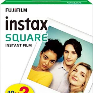 instax SQUARE Colour Film, 20 Shot Pack