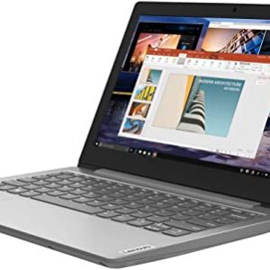 Lenovo IdeaPad 1 11” Laptop (AMD Processor, 4GB RAM, 64GB Storage, Windows 10S) – Platinum Grey