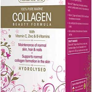 Natures Aid Collagen Beauty Formula (with Vitamin C, Zinc & B-Vitamins), 90 Capsules