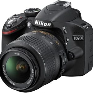 Nikon D3200 Digital SLR Camera with 18-55mm VR Lens Kit – Black (24.2MP) 3 inch LCD