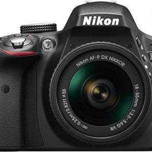 Nikon D3300 Digital SLR Camera (24.2 MP, AF-P 18-55VR Lens Kit, 3 inch LCD Screen) – Black