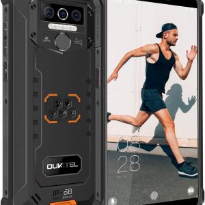 OUKITEL WP5 Rugged Mobile Phones, 4G Dual SIM IP68 Waterproof 8000mAh Unlocked Smartphone 4GB 32GB Android 10, Global Version 5.5 inches Triple