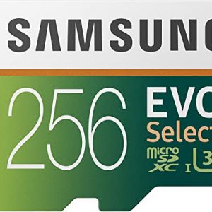 Samsung EVO Select 256GB microSDXC UHS-I U3 100MB/s Full HD & 4K UHD Memory Card with SD Adapter (MB-ME256HA/EU) – Amazon Exclusive