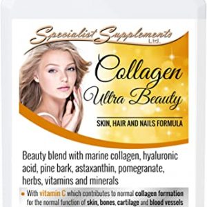 Specialist Supplements Collagen Ultra Beauty Marine Collagen, Hyaluronic Acid, Vitamin, Mineral, Herbal and Nutrient Complex