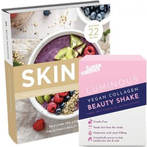 Superfoodies Love Your Skin Book Beautiful Skin from Within – Ultimate Beauty Foods, Recipes & Skincare Rituals + The Beauty Shake 28-Day 10G Vegan…