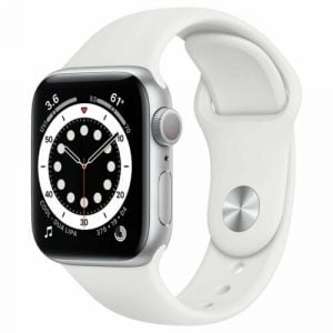 Apple Watch Series 6 GPS 40mm Silver Aluminium Case/White Sport Band