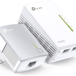 TP-Link TL-WPA4220KIT 2-Port Powerline Adapter WiFi Starter Kit, Range Extender, Broadband/WiFi Extender, WiFi Booster/Hotspot, No Configuration…