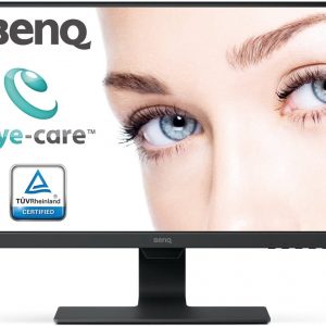 BenQ GW2480 24 Inch 1080p Eye Care LED IPS Monitor, Anti-Glare, HDMI, B.I. Sensor for Home Office – Black