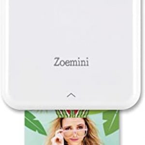 Canon Zoemini smartphone photo printer (White) – Get instant 2×3” sticky-backed photos from your iOS or Android device. No ink with ZINK technology