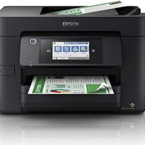 Epson WorkForce WF-4820 All-in-One Wireless Colour Printer with Scanner, Copier, Fax, Ethernet, Wi-Fi Direct and ADF , Black