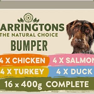 Harringtons Grain Free Wet Dog Food Mixed Flavours 16x400g