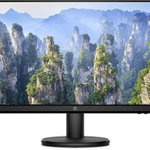 HP v24e Full HD Monitor (1920 x 1080) 23.8 Inch (1 VGA, 1 HDMI) – Black [Amazon Exclusive]