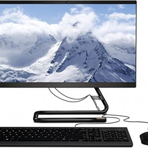 Lenovo IdeaCentre AIO 3 21.5 Inch FHD Desktop PC – (AMD Athlon Silver, 4 GB RAM, 128 GB SSD, Windows 10 Home) – All-in-One Computer, Wired Mouse…