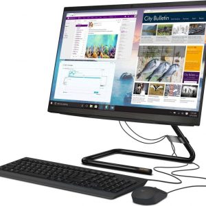 Lenovo IdeaCentre AIO 3 23.8-Inch FHD All in One Desktop PC (AMD Ryzen 5 4500U, 4GB RAM, 128GB SSD M2 NVMe + 1TB HDD, AMD Radeon Graphics, Windows 10)