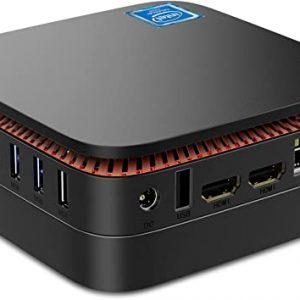 Mini PC,Intel Celeron J3455 Windows 10 Pro, NiPoGi 4GB RAM 64GB ROM Micro Desktop Computer,Support mSATA / 2.5 inches SSD/HDD 4K HD, Dual Band...
