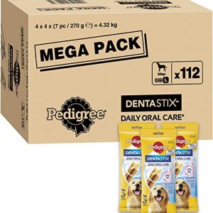 Pedigree DentaStix Daily Dental Chews Large Dog 112 Sticks