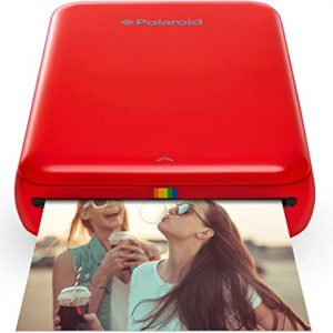 Polaroid ZIP Mobile Printer w/ZINK Zero Ink Printing Technology – Compatible w/iOS & Android Devices – red