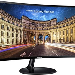 Samsung C27F390FHR – LED monitor – curved – 27″ (27″ viewable) – 1920 x 1080 Full HD (1080p) @ 60 Hz – VA – 250 cd/m² – 3000:1-4 ms – HDMI, VGA -…