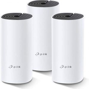 TP-Link Deco M4 Whole Home Mesh Wi-Fi System, Up to 4000 sq ft Coverage, Qualcomm CPU, Dual-Band AC1200 with Gigabit Ports, Compatible with Amazon…