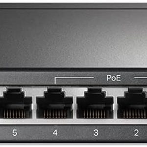 TP-Link PoE Switch 8-Port Gigabit, 4 PoE+ ports up to 30 W for each PoE port and 64 W for all PoE ports, Metal Casing, Plug and Play, Ideal for IP…