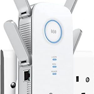 TP-Link RE650 AC2600 Universal Dual Band Range Extender, Broadband/Wi-Fi Extender, Wi-Fi Booster/Hotspot with 1 Gigabit Port and 4 External…